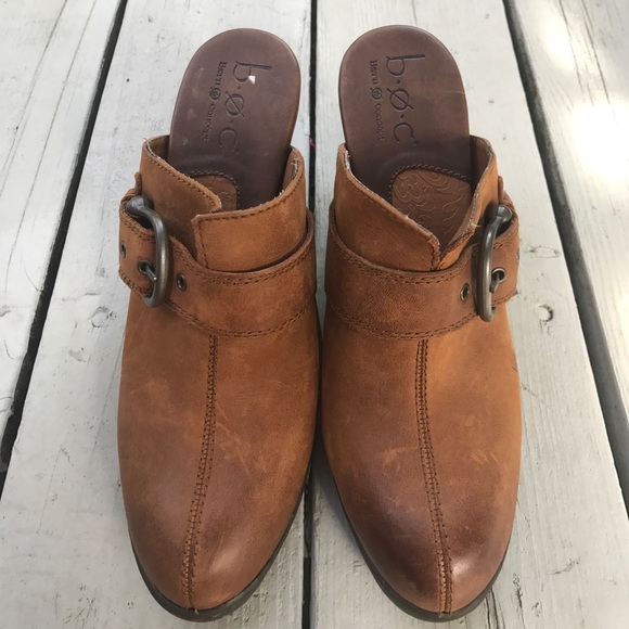 New Leather BOC Mule Clogs - Picture 2 of 8
